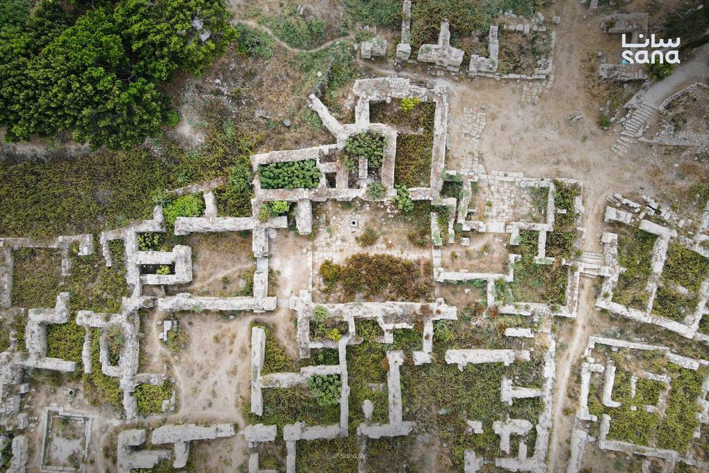 Excavacion arqueologica en Ugarit Siria
