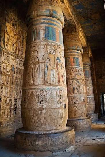 Templo de Ramses III en Medinet Habu Egipto