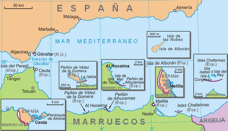 españa en el norte de africa