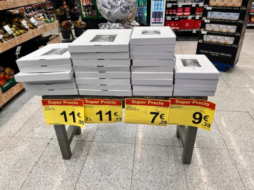 Venta torta de la virgen