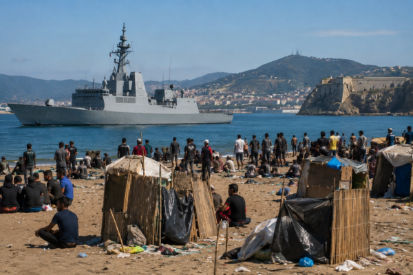 FRAGATA en el Tarajal